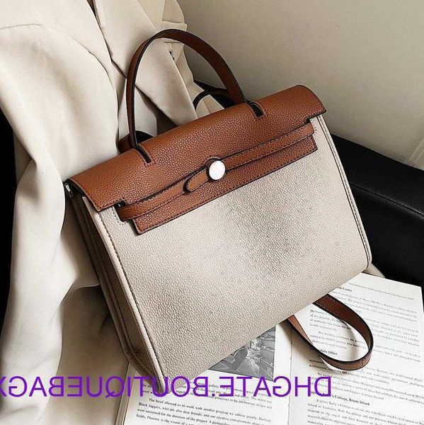 

designer hremm kelyss bags for sale contrast color women 2023 new trendy and fashionable handheld one shoulder womens with advanced sen have