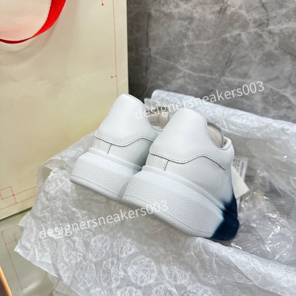 

2023r casual shoes classic do-old dirty shoes mid double height bottom trainers leather glitter golden quality, Black