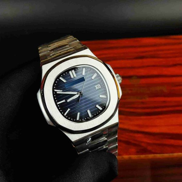 

luxury formal classical wrist watches peta pli 5711 men's auto diamond mens designer mechanical new gentlemenlike, Slivery;brown
