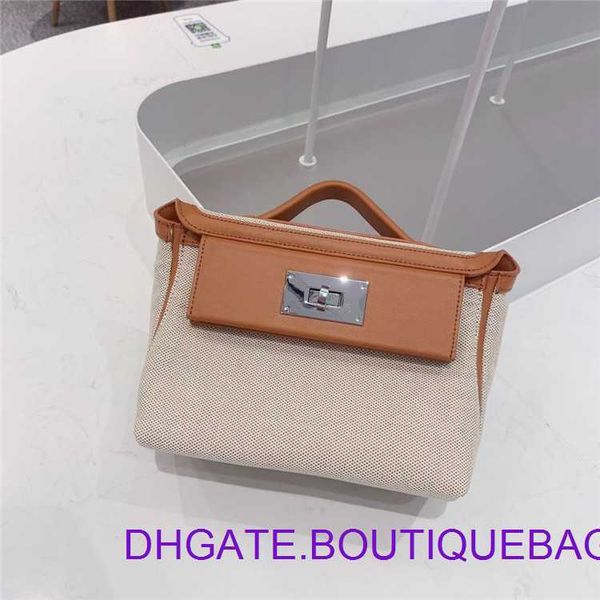 

designer hremm 2424 kelyss bags for sale 2023 new womens bag mini2424 canvas with cowhide leisure one shoulder messenger hand fashionable an
