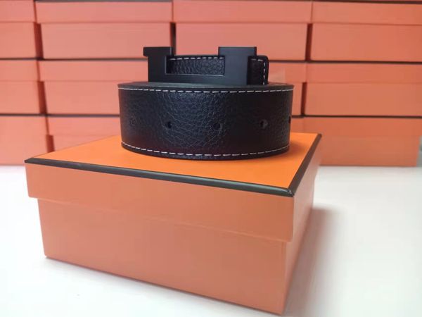 

designer luxury men big buckle belt business smooth buckle fashion mens belts wholesale, Black;brown