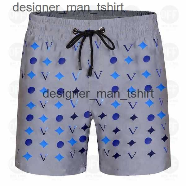 

swim shorts mix brands mens summer fashion beach pants designers board short gym mesh sportswear quick drying swimwear printing man s clothi, Black