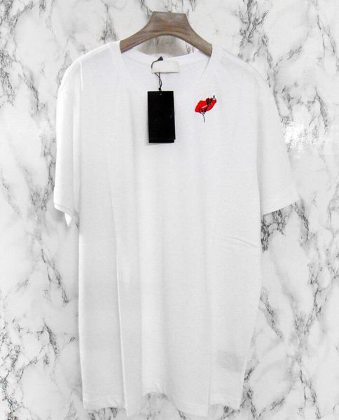 

saint red lips laurent women t-shirt 100% cotton casual plus size o-neck brand female sl p letter print solid lovers tees, White;black