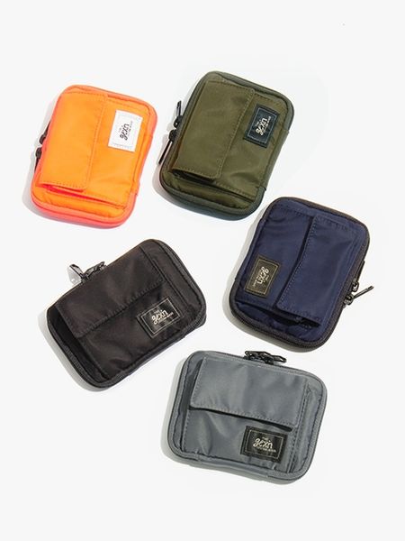 

evening bags japanese style fashion men wallet nylon cloth coin purse waterproof for casual credit card holder 230509
