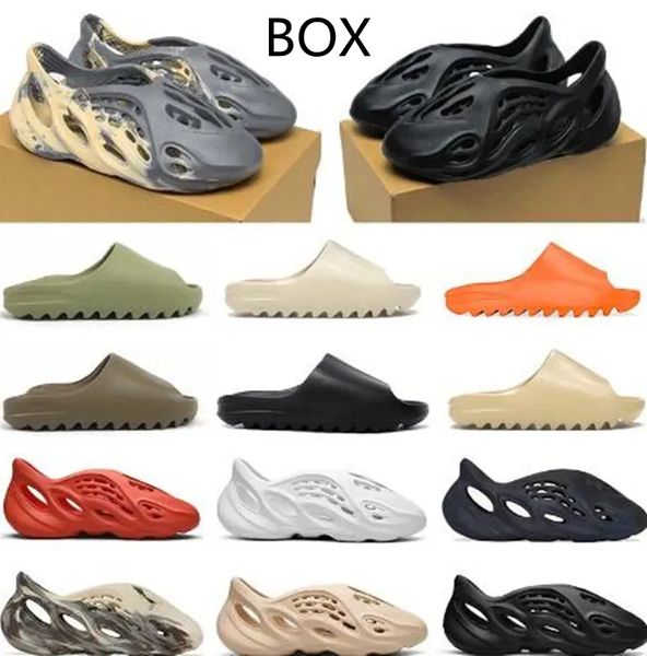 

yezzzy runner slippers slide yezzzies sandals sneakers yeezzy yeezie designer pure ochre bone sand woman women men for slider, Black