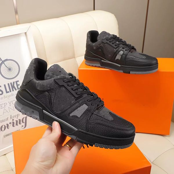 

casual shoes women travel leather sneaker fashion lady flat designer running trainers letters woman shoe 0502, Black
