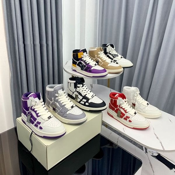 

luxury skeltoe bone runner sneaker shoes for men wom en trainers outdoor skateboard discount sports 35-45 08, Black