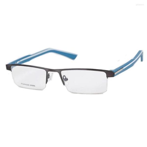 

sunglasses frames eyeglasses fashion square male eye glasses frame for men myopia prescription 2022 half metal eyewear spectacles5039862, Black