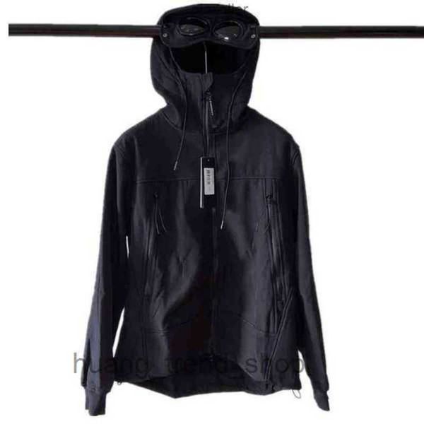 

men's hoodies sweatshirts cp hooded jackets loose windproof storm cardigan overcoat fashion company hoodie zip fleece lined men 13ilhvi, Black