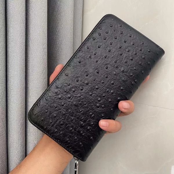 

2023 new fashion casual women's bag clutch zipped cowhide