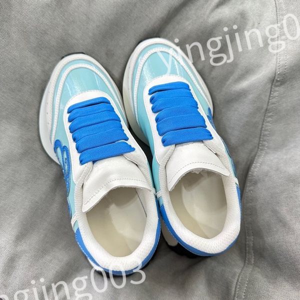 

2023 luxury designer woman's shoe leather lace up men fashion platform sneakers white black mens womens casual shoes chaussures