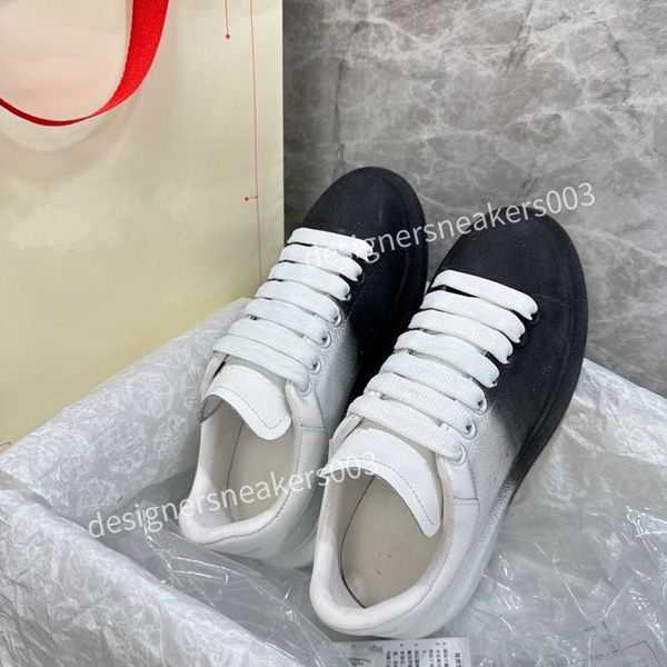 

2023new men designer casual shoes classic do-old dirty shoes mid double height bottom trainers leather glitter golden quality, Black
