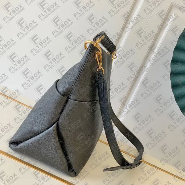 

m45522 maida hobo desinger bag women lady canvas embossed genuine calf leather zipped handbag handle purse strap shoulderbag t214u, Red;black