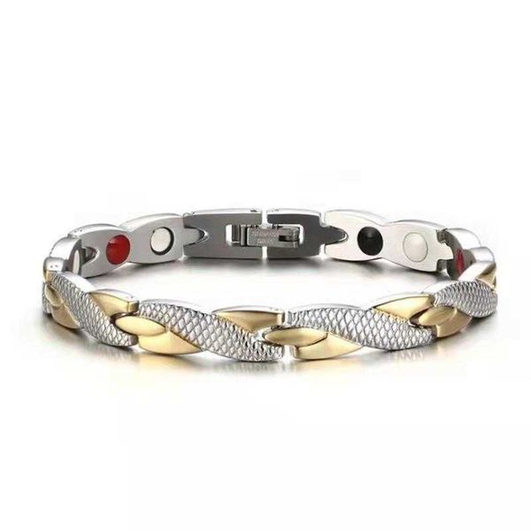 

fashion mens magnet dragon bracelet simple couple, Golden;silver
