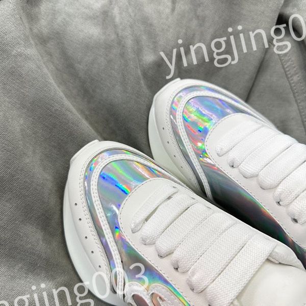

luxury designer woman shoe leather lace up men fashion platform sneakers white black mens womens casual shoes chaussures