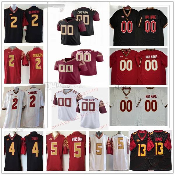 

florida ncaa college state 2 deion sanders jerseys 3 derwin james 4 dain cook 5 jameis winston 12 deondre francois 5 tamorrion terry 8, Black