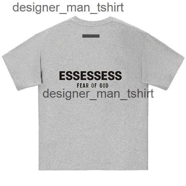 

designer shirts essent t shirt street casual essentail tshirt loose men women luxury shorts essen tshirts chest print fashion tees essentiel, White;black