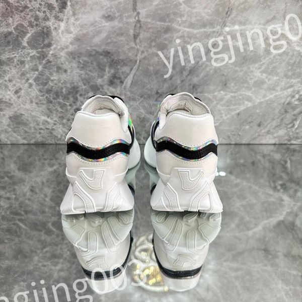 

2023 new luxurys designer woman shoe leather lace up men fashion platform sneakers white black mens womens casual shoes chaussures
