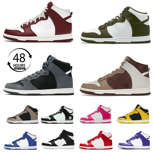 

2023 dunks high running shoe sb black white parra cargo khaki vast grey pink prime syracuse midnight navy varsity purple maize laser blue ch