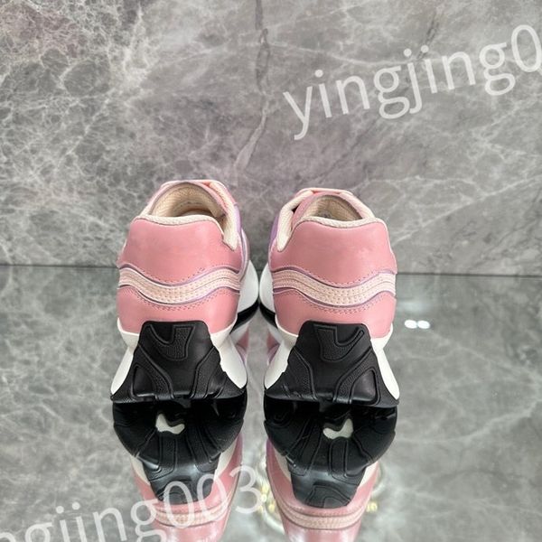 

2023 new luxurys designer woman's shoe leather lace up men fashion platform sneakers white black mens womens casual shoes chaussures