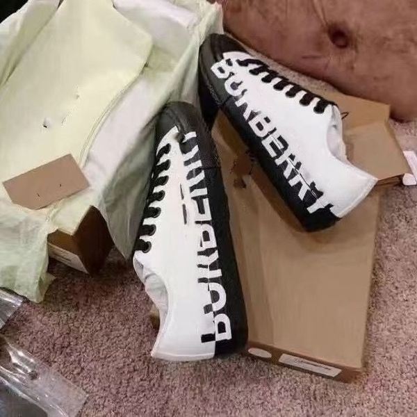 

gabardine flats shoe canvas sneakers trainers shoes vintage men print check two-tone cotton printed lettering plaid calfskin bio-based rubbe, Black