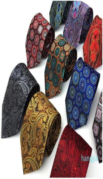 

mantieqingway polyester silk striped paisley neck tie 8cm skinny neckties wedding business ties for men gravatas corbatas gift4559055, Blue;purple