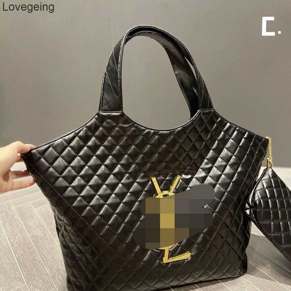 

size tote designer lady bag bags 2023 saintts 34*35cm icare large leather denim shoulder underarm girl fashion classic handbags totes