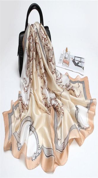 

fantastic 100 real silk women scarf soft pure silk shawls wraps ladies floral natural long silk scarves sun proof pashmina8955063, White