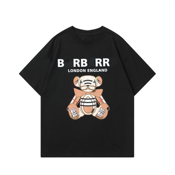 

summer men's designer t shirt suit casual men and women's t-shirt plaid printed short sleeve shirts selling high-end men hip-hop c, White;black