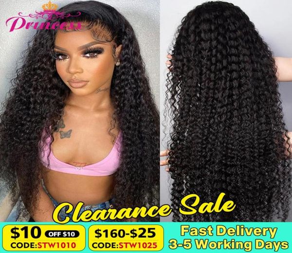 

front for black hd transparent with baby 13x4 wig brazilian kinky curly2495273