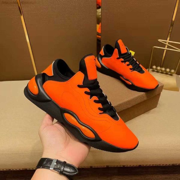 

new season design y-3 kaiwa sneakers men shoes y3 chunky platform sports leather casual walking trainers, Black