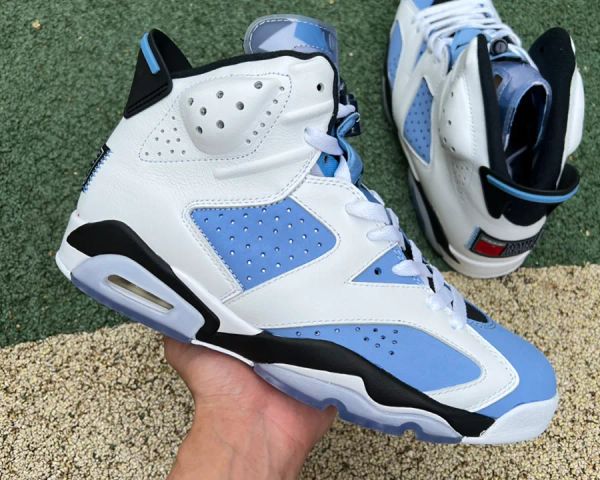 

2023 basketball shoes jumpman 6 unc university blue white black basketball shoe 6s women men fashion trainers luxurys designer sneakers with