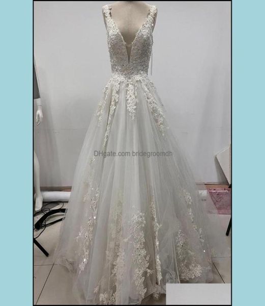 

boutique wedding dresses misshow womens formal wedding gown for bride lace appliques evening dress sezy v neck backless bridegroom4477460, Black