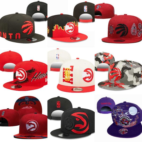 

2022-2023 snapbacks atlanta''hawks''caps oklahoma''city thunder''hat toronto''raptors&#039, Black;white