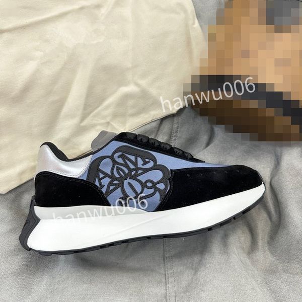 

2023men fashion casual shoes sneaker designer running shoes fashion channel sneakers lace-up sports shoes casual classic sneakers, Black