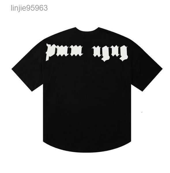 

summer men's t t shirt palms palmangel city designer limited inkjet graffiti letter printing sailboat short-sleeved casual tees hip hop, White;black