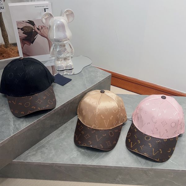 

620s er hats letters leather luxury baseball cap casquette hats classic ladies men retro fashion hats casual hundred match sun hat, Blue;gray
