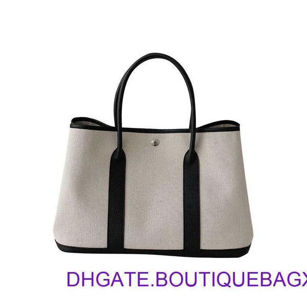 

original edition designer hremm party garden bags online store canvas tote bag womens 2023 autumn and winter new high class small crowd desi