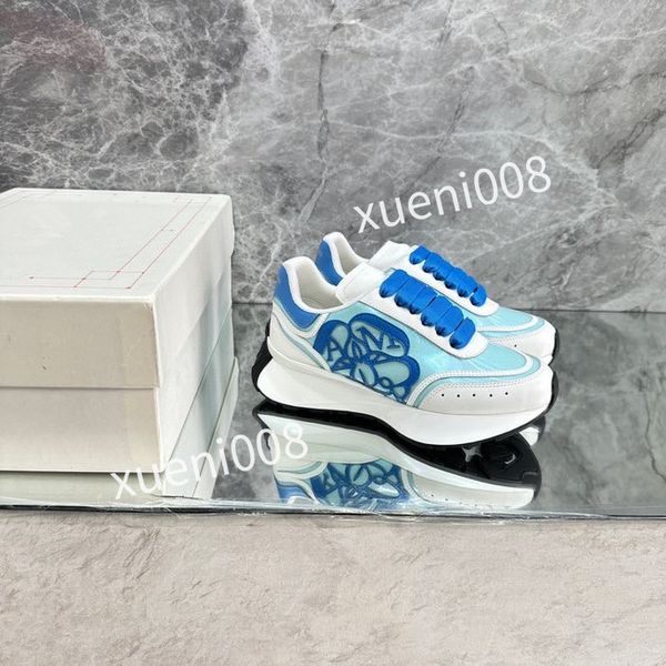 

new mens casual shoes designer leather lace-up sneaker fashion running trainers letters woman shoes flat printed gym sneakers, Red;white