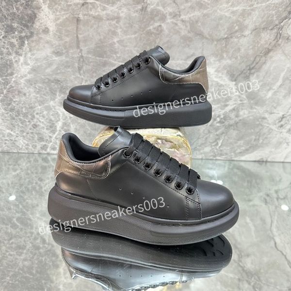 

fashion men designer casual shoes classic do-old dirty shoes mid double height bottom trainers leather glitter golden quality, Black