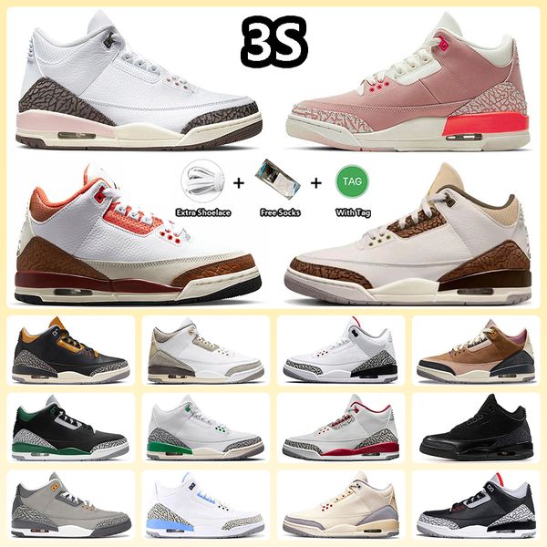 

jumpman 3 white cement basketball shoes lucky green archaeo brown a ma maniere unc black gold pine green muslin tinker hatfield rust pink 3s