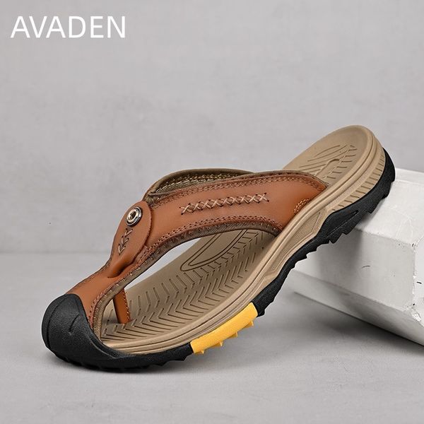 

slippers outdoor men flip flops fashion beach slippers man breathable anti slip casual men beach indoor house slippers in summer 230509, Black