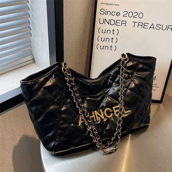 

23% 2023 fashion h large capacity autumn winter versatile shopping one shoulder women's new high-end fashion work and commuting bag