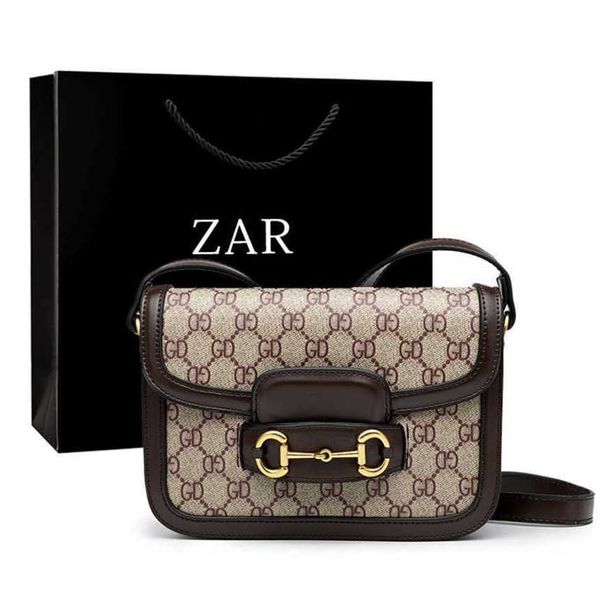 

32% 2023 handbag small saddle women's new light luxury net red fashion versatile one shoulder crossbody bag tide