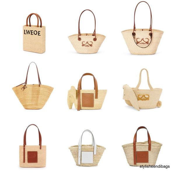 

designer bags pochette raffia basket straw anagram shoulder bag a5 tote handbag hobo men designer fold shopper bag luxury stripes weave trav