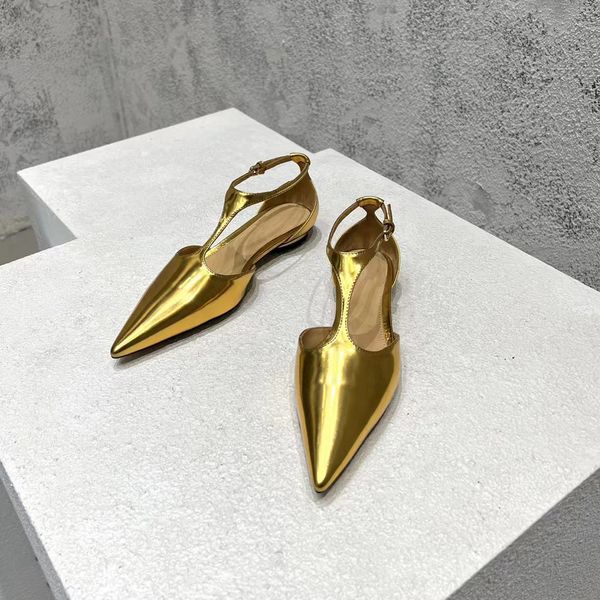 

flat dress shoes fashionable classic designer classic women casual sandals pointed leather ankle strap buckle strongly recommended for high, Black