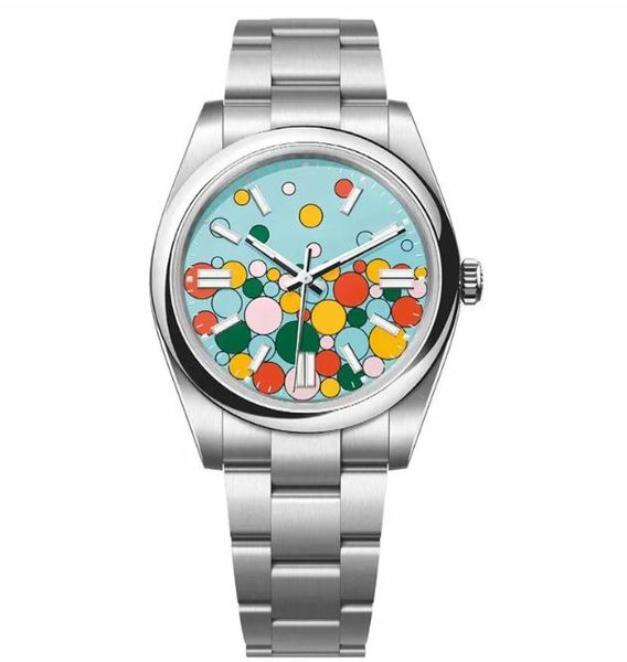 

2023 men mens watch watches more colors self winding automatic watches movement mechanical stainless steel wristwatches, Slivery;brown