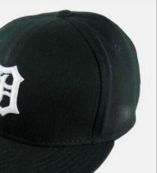 

2023 men's detroit baseball full closed caps summer navy letter bone men women black color all 32 teams casual sport flat fitted hats s, Blue;gray