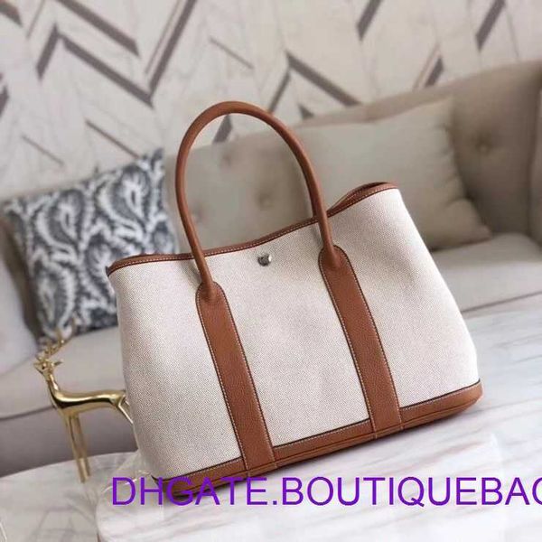 

original edition designer hremm party garden bags online store large capacity light luxury commuting color matching layer cow leather to hav