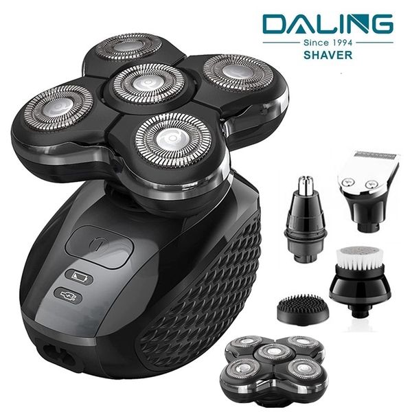 

electric shavers pro electric shaver for men wet dry head electric razor beard hair trimmer rechargeable bald shaving machine 5in1 grooming